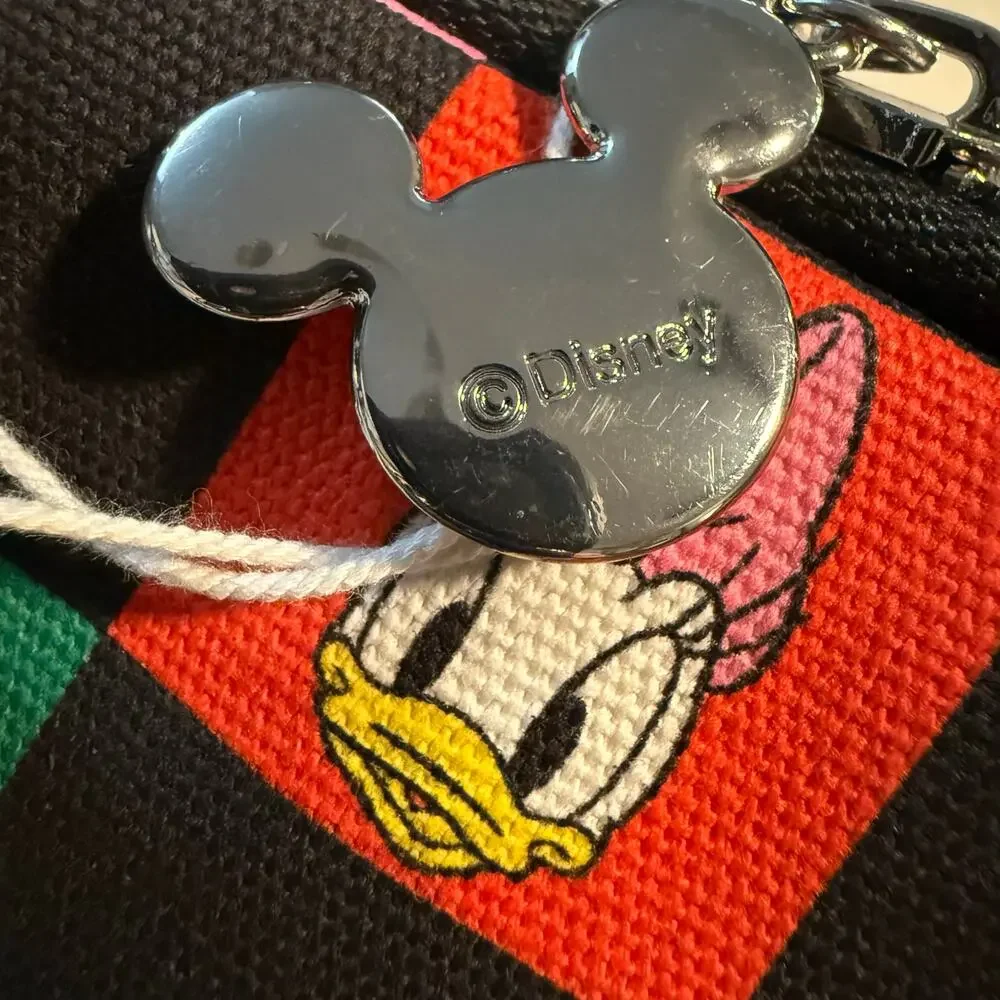 Disney Mickey & Friends Checkerboard Zip Pouch 14